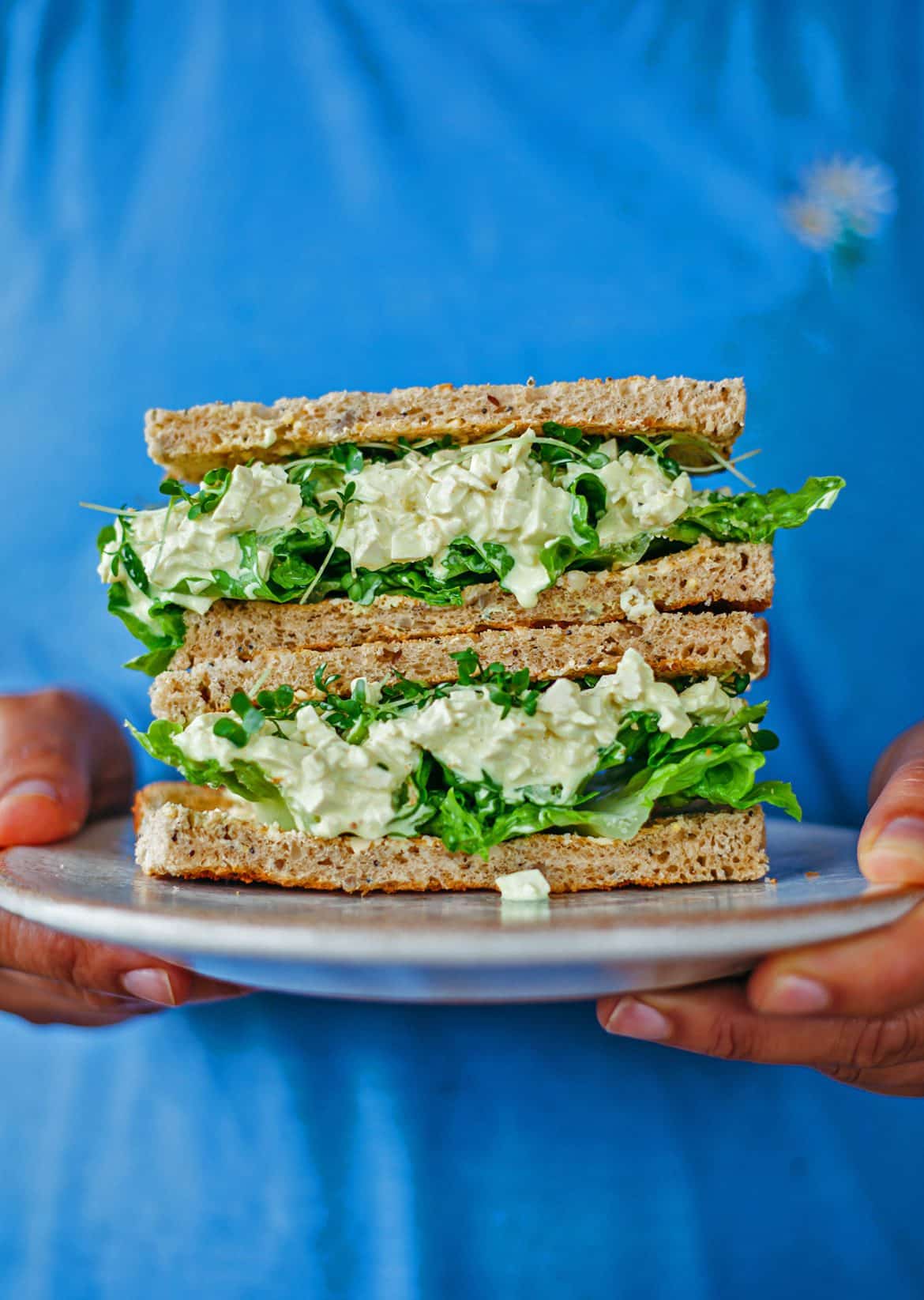 Vegan Egg Salad Mayonnaise Sandwich Recipe