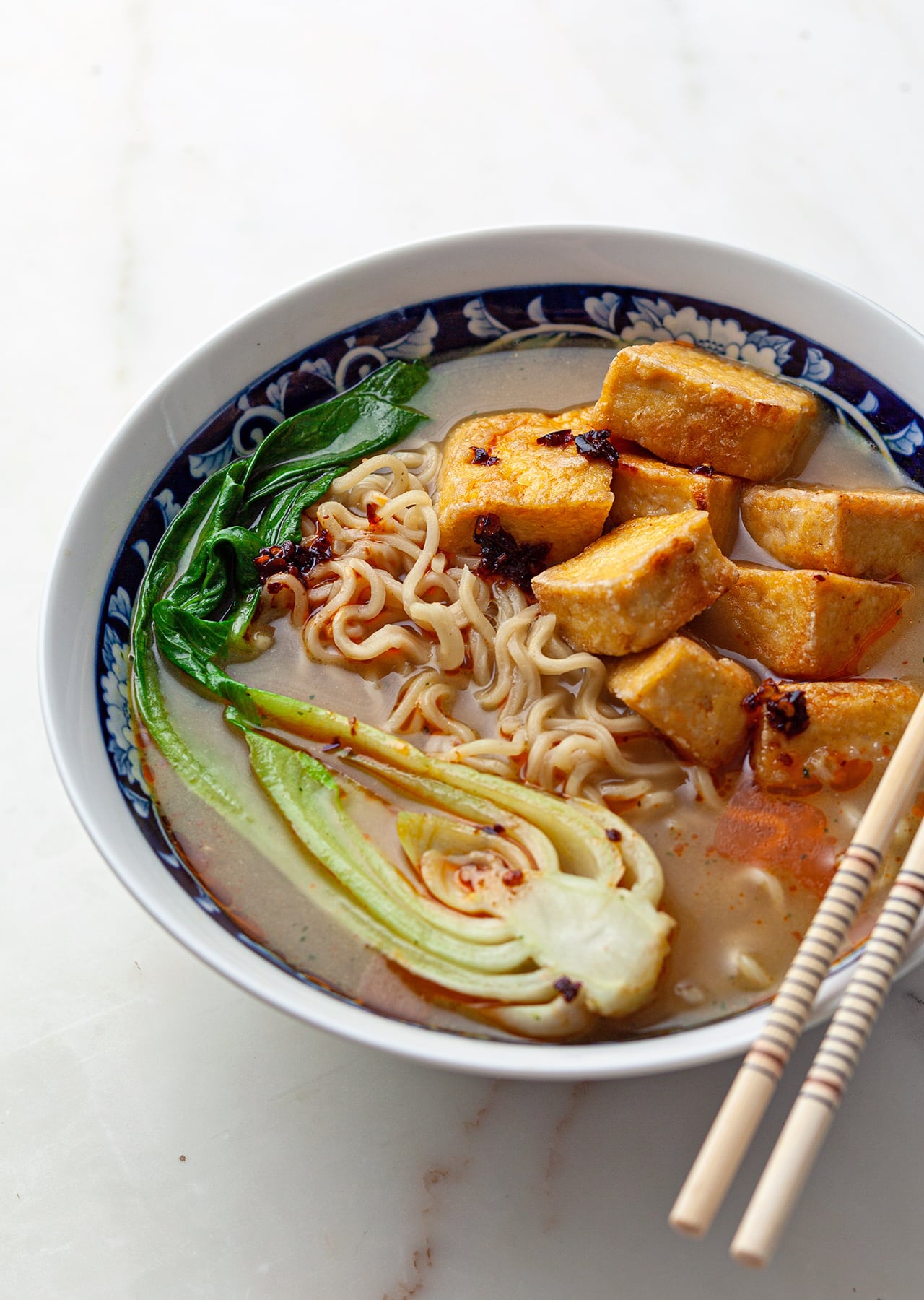 Easy Peanut Butter Ramen - So Vegan